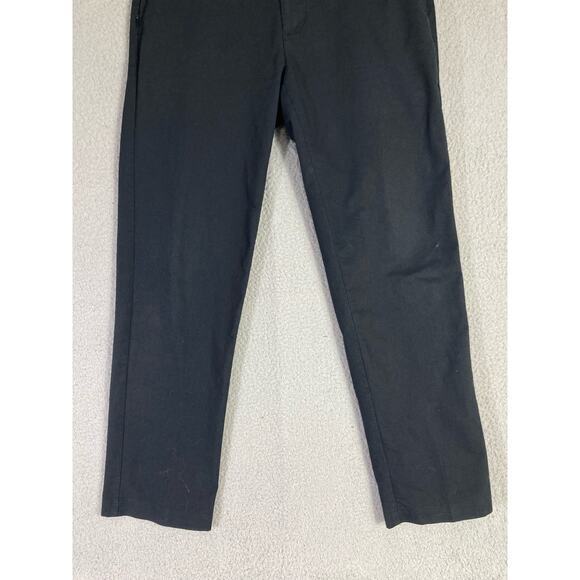 IZOD Men's Black‎ Straight Leg Pants Size 30x30 Work Dress Business Casual - Picture 6 of 9